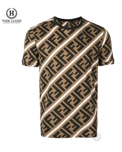 t-shirt zucca diagonal fendi|Fendi Pre.